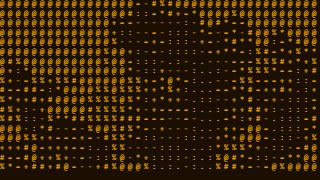 Amber CRT look — ASCIIKit effect preview