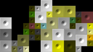 Halftone Blocks look — Blocks effect preview